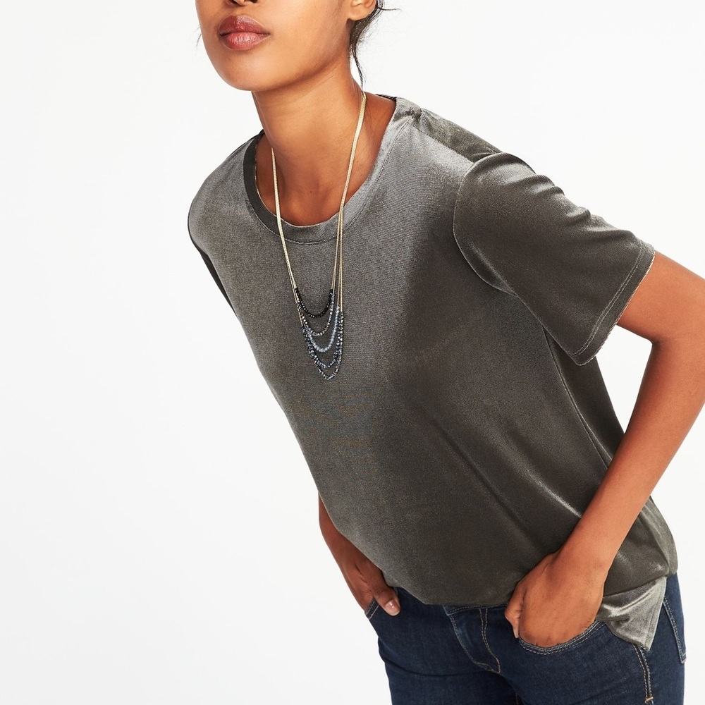 OLD NAVY | Velvet T-shirt!